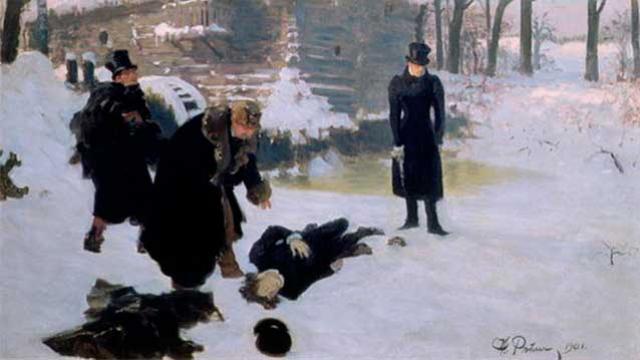 Пушкин. «Евгений Онегин». Дуэль