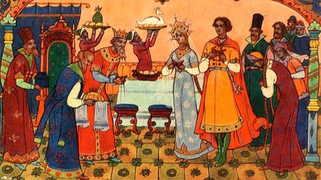 Пушкин. «Сказка о рыбаке и рыбке», «Сказка о мертвой царевне», «Сказка о золотом петушке»